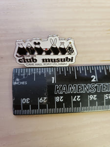 "Club Musubi" pins