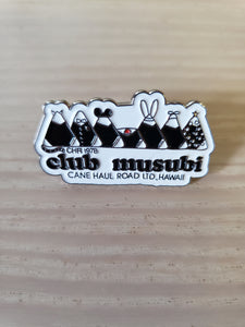 "Club Musubi" pins