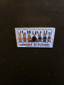 "Musubi & Friends" Pins