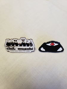 "Club" and "Musubi" set pins